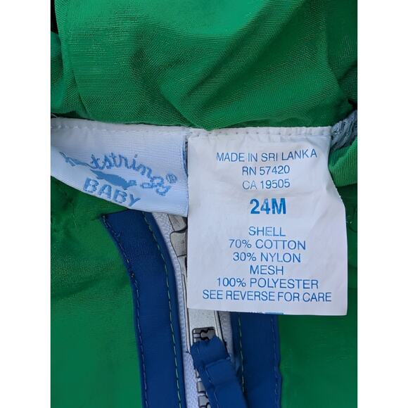 Hartstrings Vintage Baby Boys Full Zip Hooded Jacket 24M Removable Sleeves 90s - Picture 5 of 5